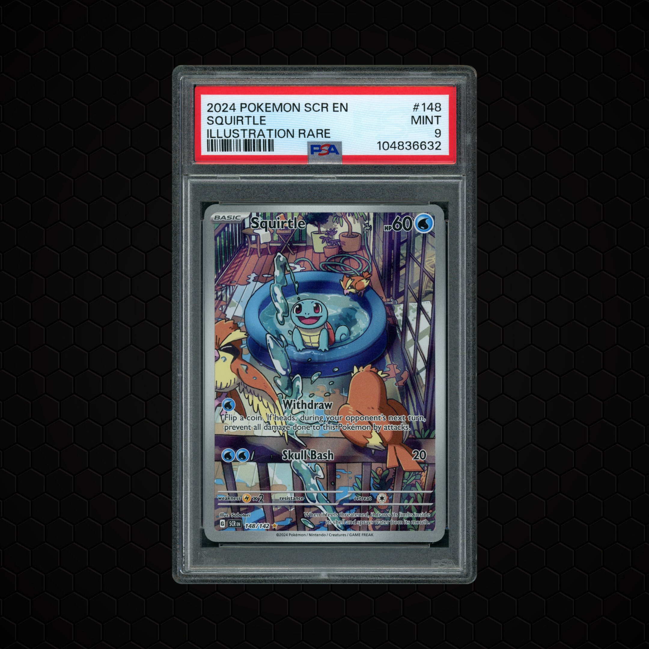 2024 Stellar Crown Squirtle #148 PSA 9