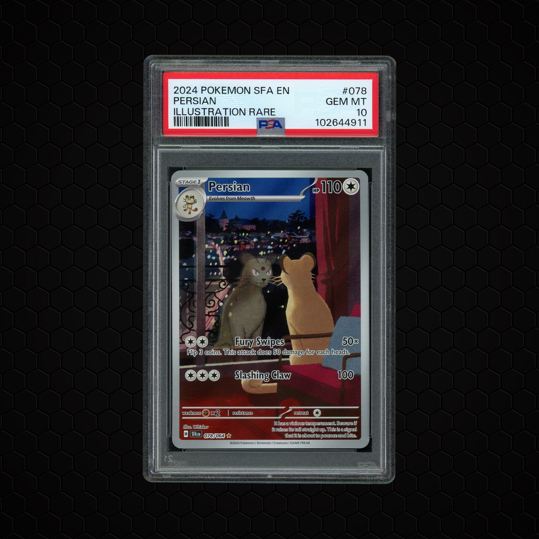 2024 Shrouded Fable Persian #78 PSA 10