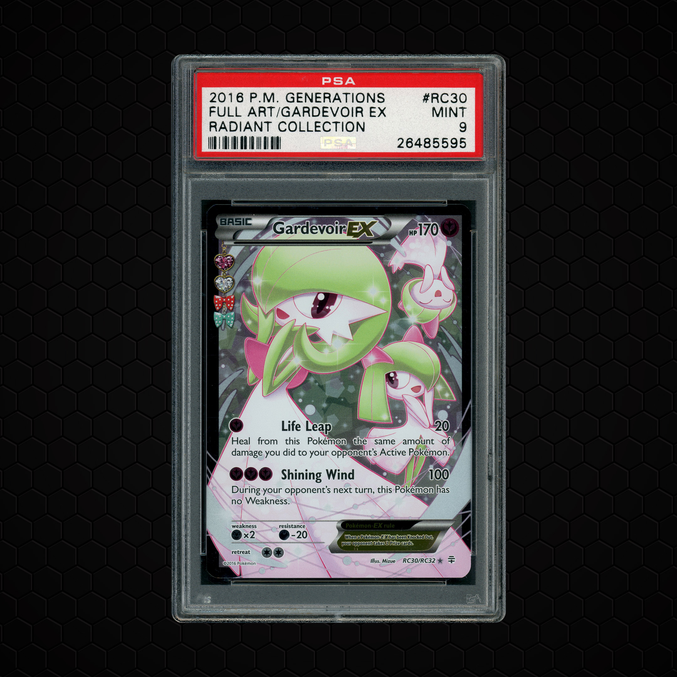2016 Generations Radiant Collection Gardevoir EX #RC30 PSA 9