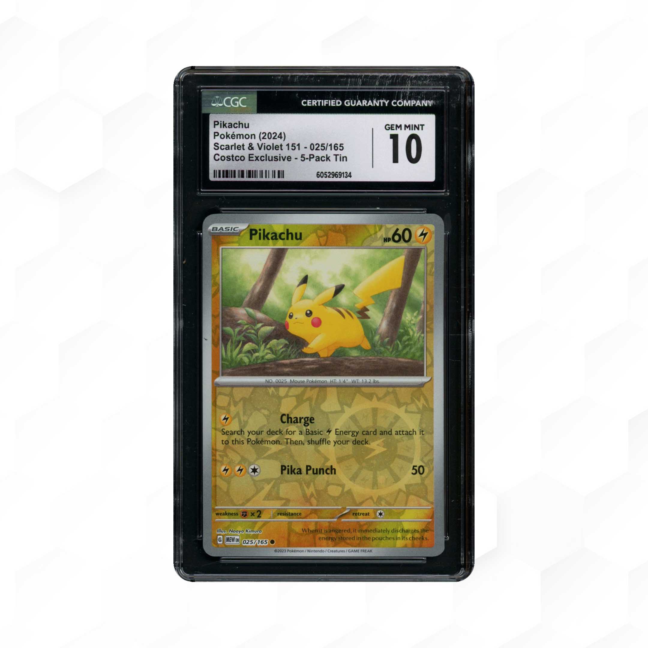 2023 Pokemon 151 Pikachu #173 PSA 10 - 12478