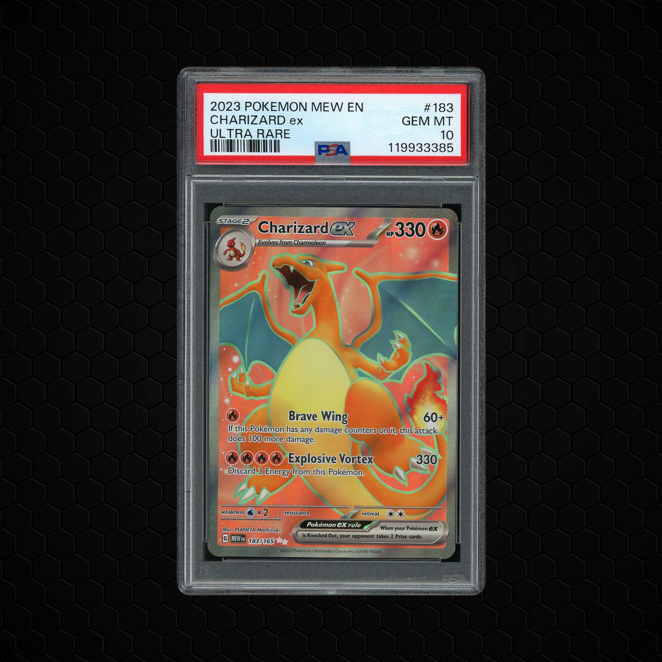 2023 Pokemon 151 Charizard ex #183 PSA 10