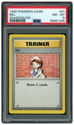 1999 Game Shadowless Bill #91 PSA 8 on Beezie.