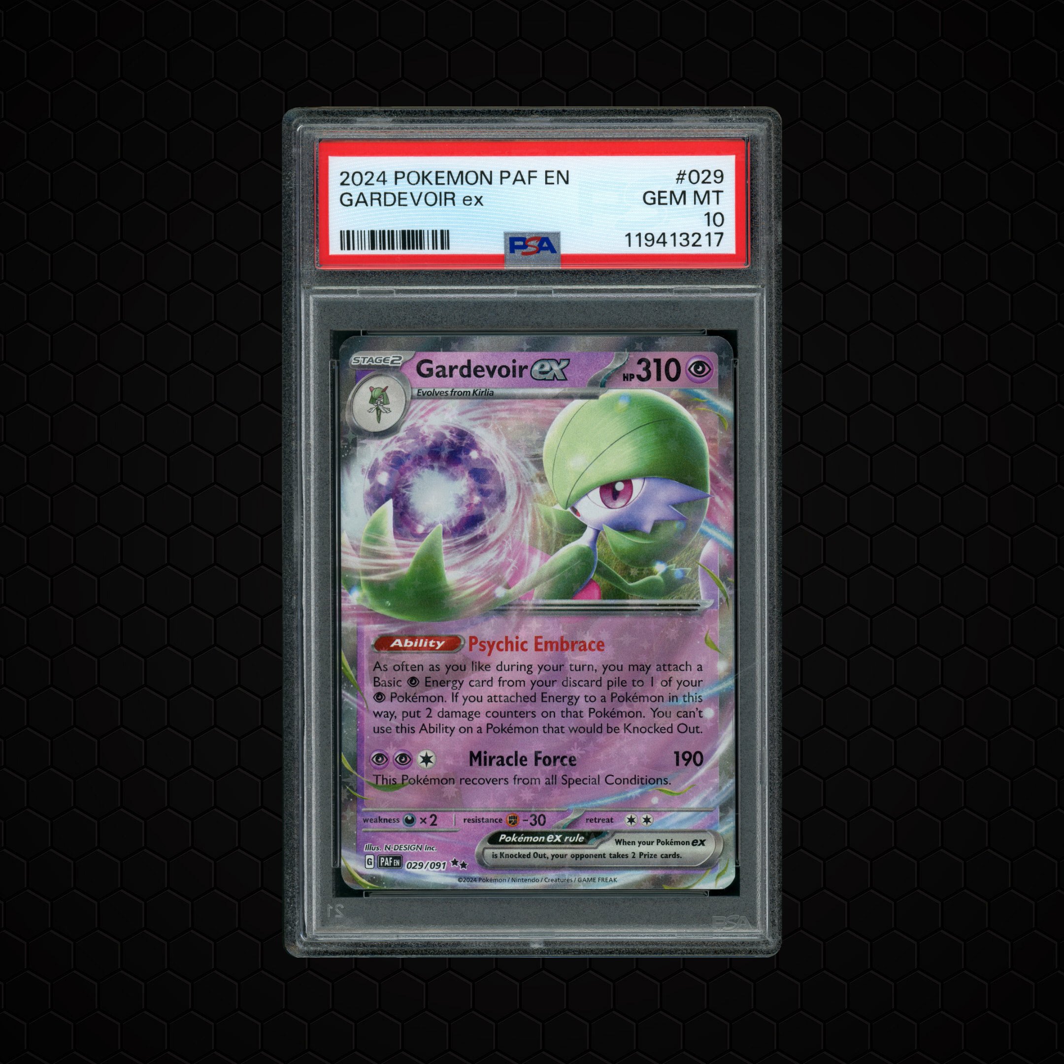 2024 Paldean Fates Gardevoir EX #29 PSA 10