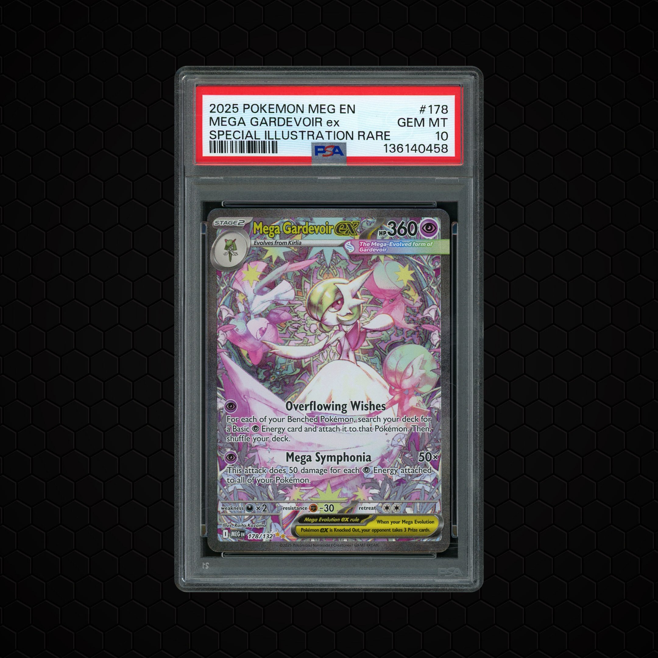 2025 Mega Evolution Mega Gardevoir EX #178 PSA 10