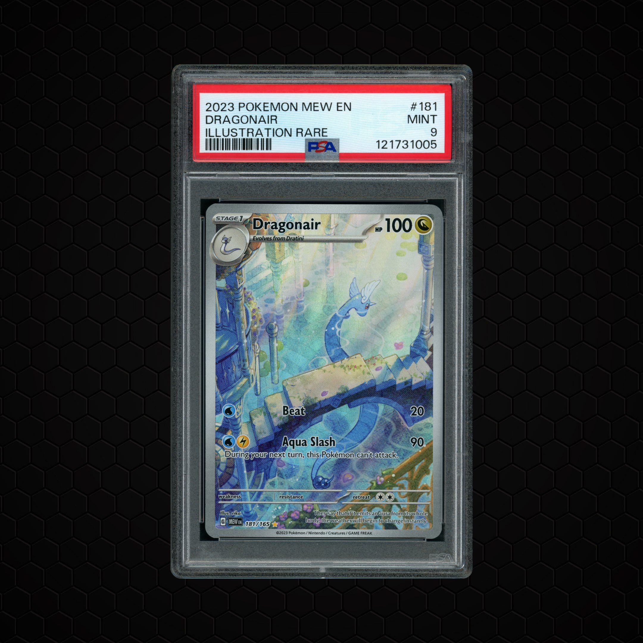 2023 Pokemon 151 Dragonair #181 PSA 9