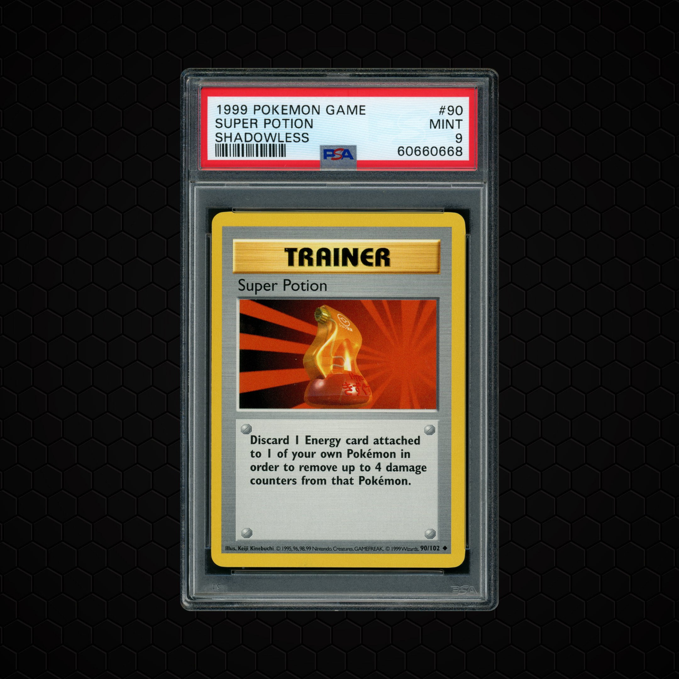 1999 Game Shadowless Super Potion #90 PSA 9