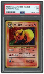 1997 Japanese Jungle Flareon #136 PSA 7 on Beezie.