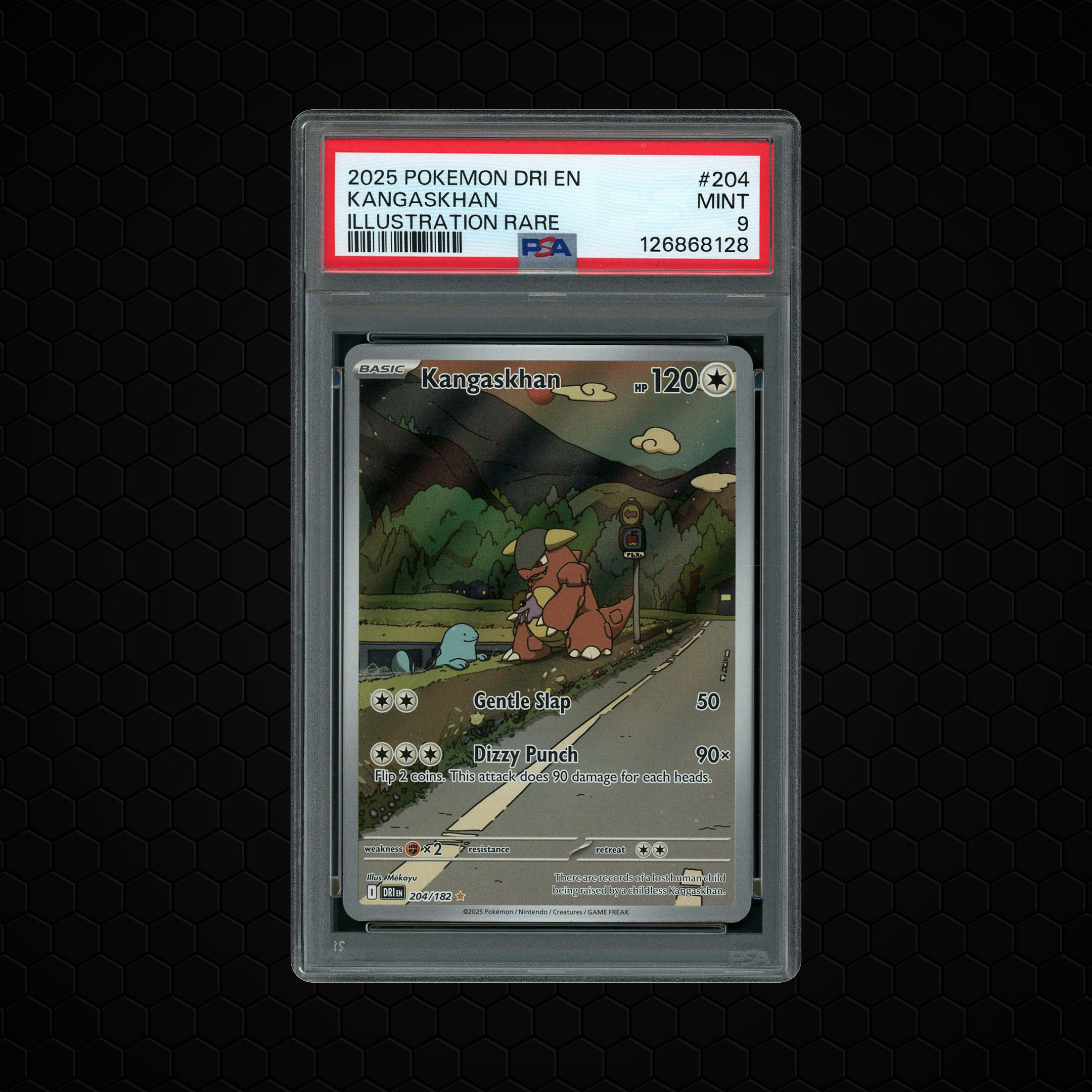 2025 Destined Rivals Kangaskhan #204 PSA 9