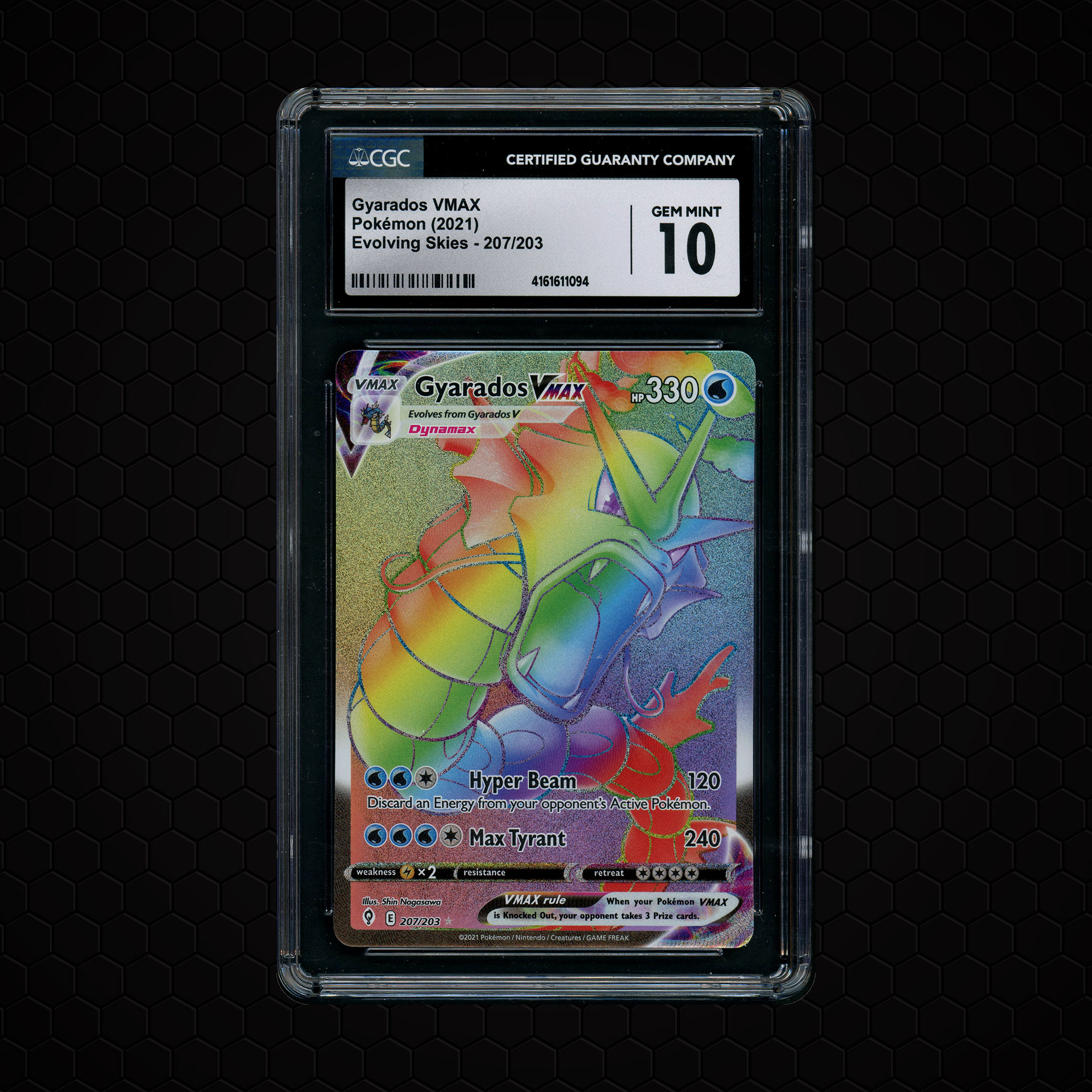 2021 Evolving Skies Gyarados VMAX #207 CGC 10