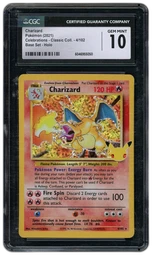 2021 Celebrations Classic Collection Charizard #4 CGC 10 on Beezie.