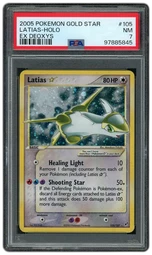 2005 EX Deoxys Gold Star Latias #105 PSA 7 on Beezie.