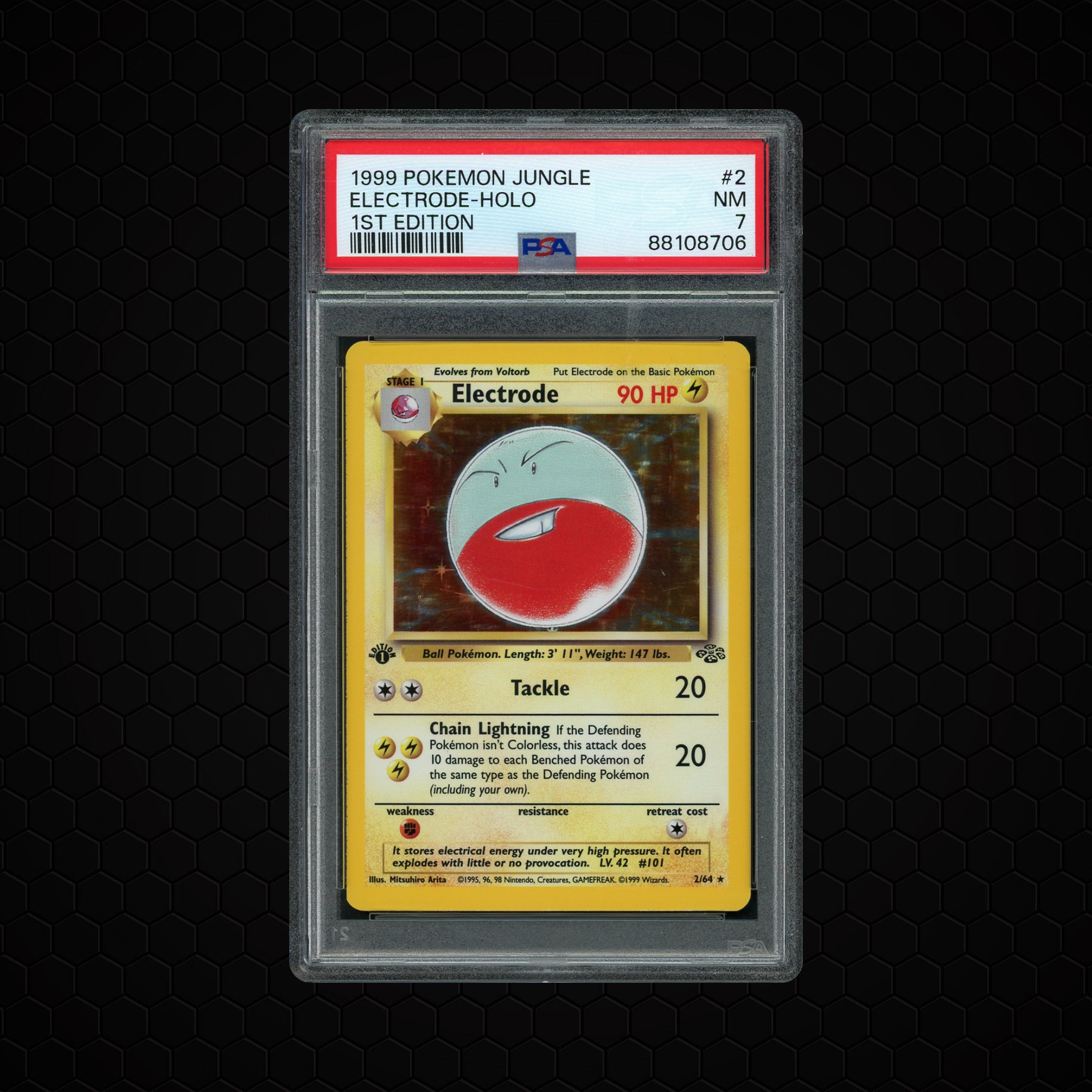 1999 Jungle 1st Edition Electrode #2 PSA 7