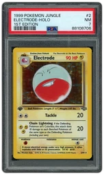 1999 Jungle 1st Edition Electrode #2 PSA 7 on Beezie.