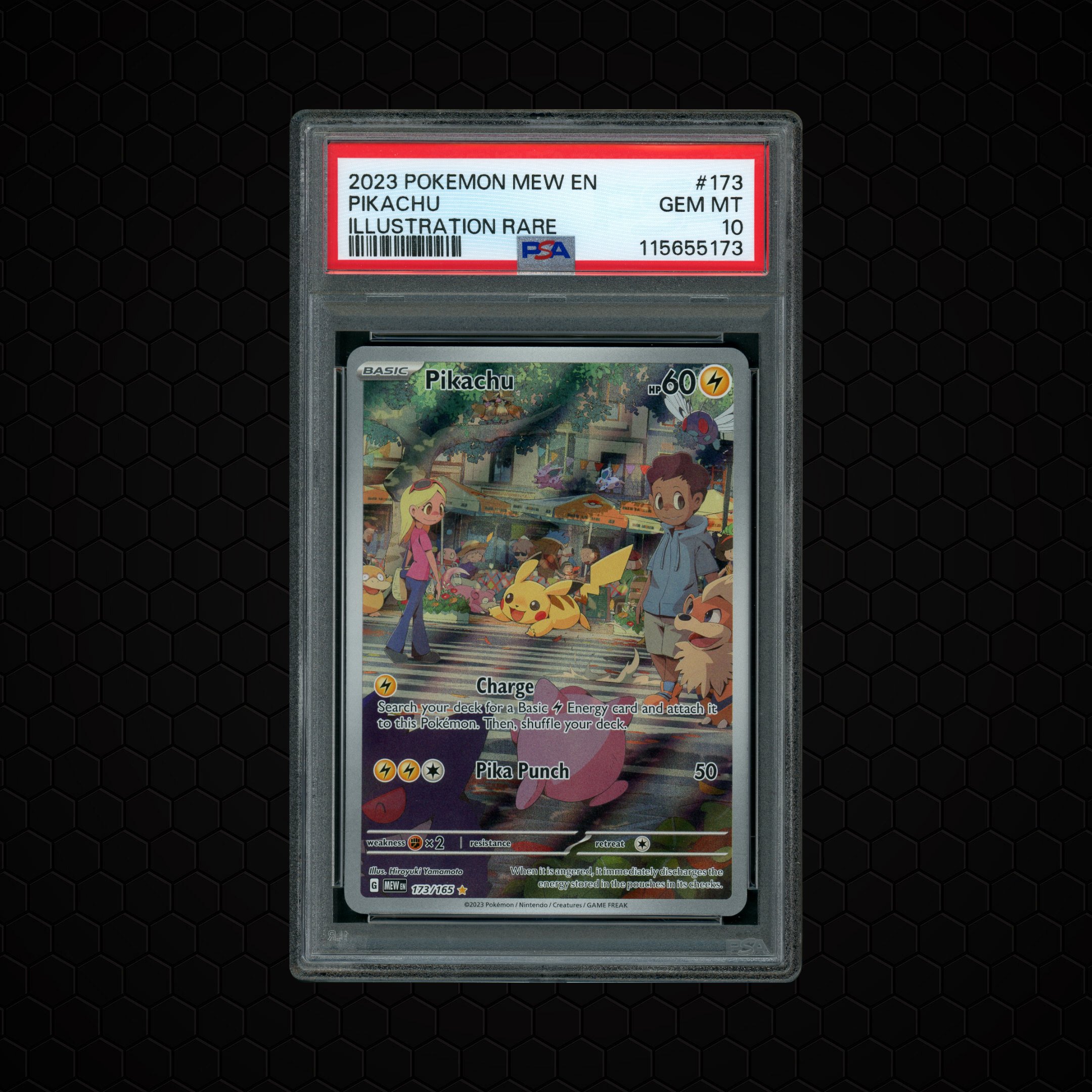 2023 Pokemon 151 Pikachu #173 PSA 10