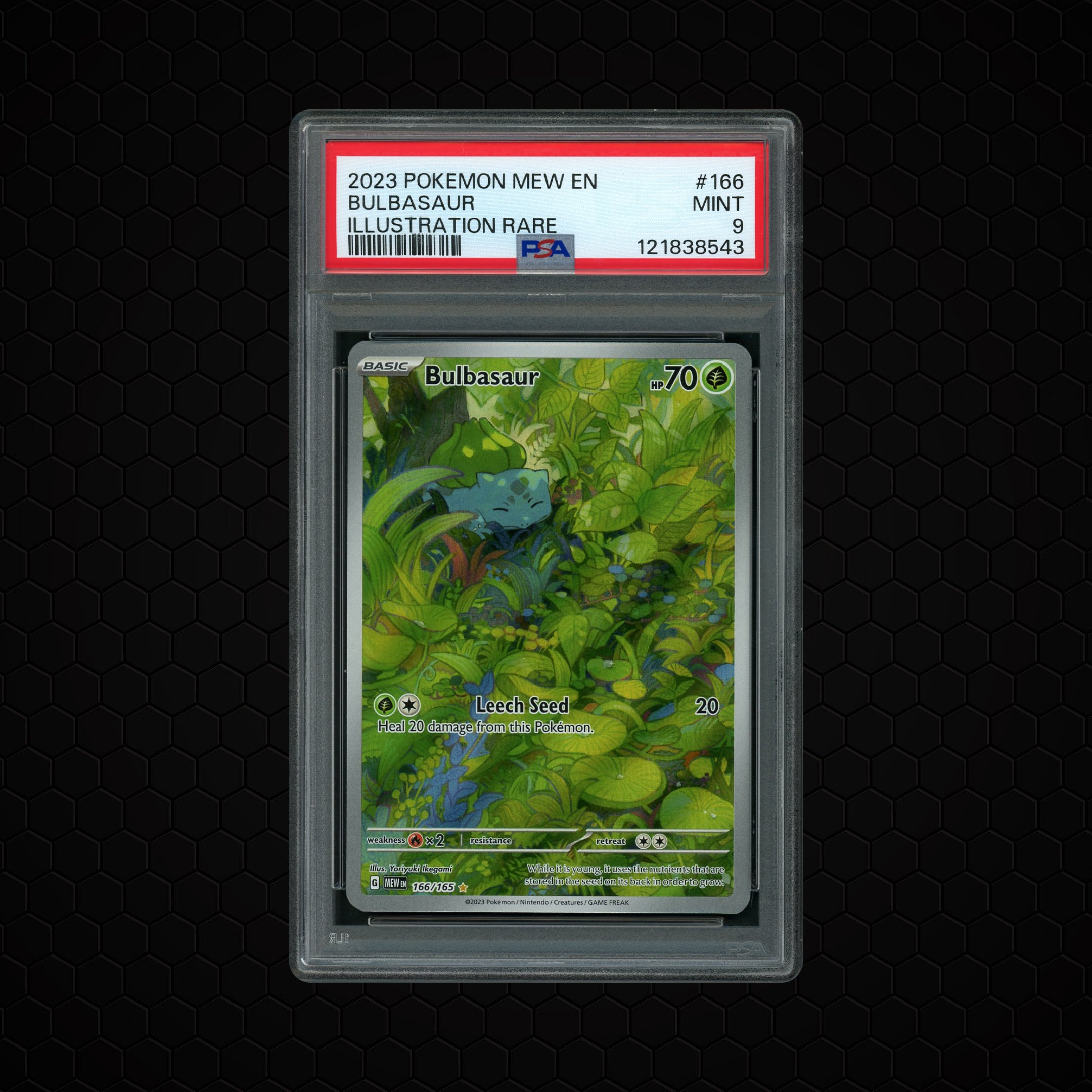 2023 Pokemon 151 Bulbasaur #166 PSA 9