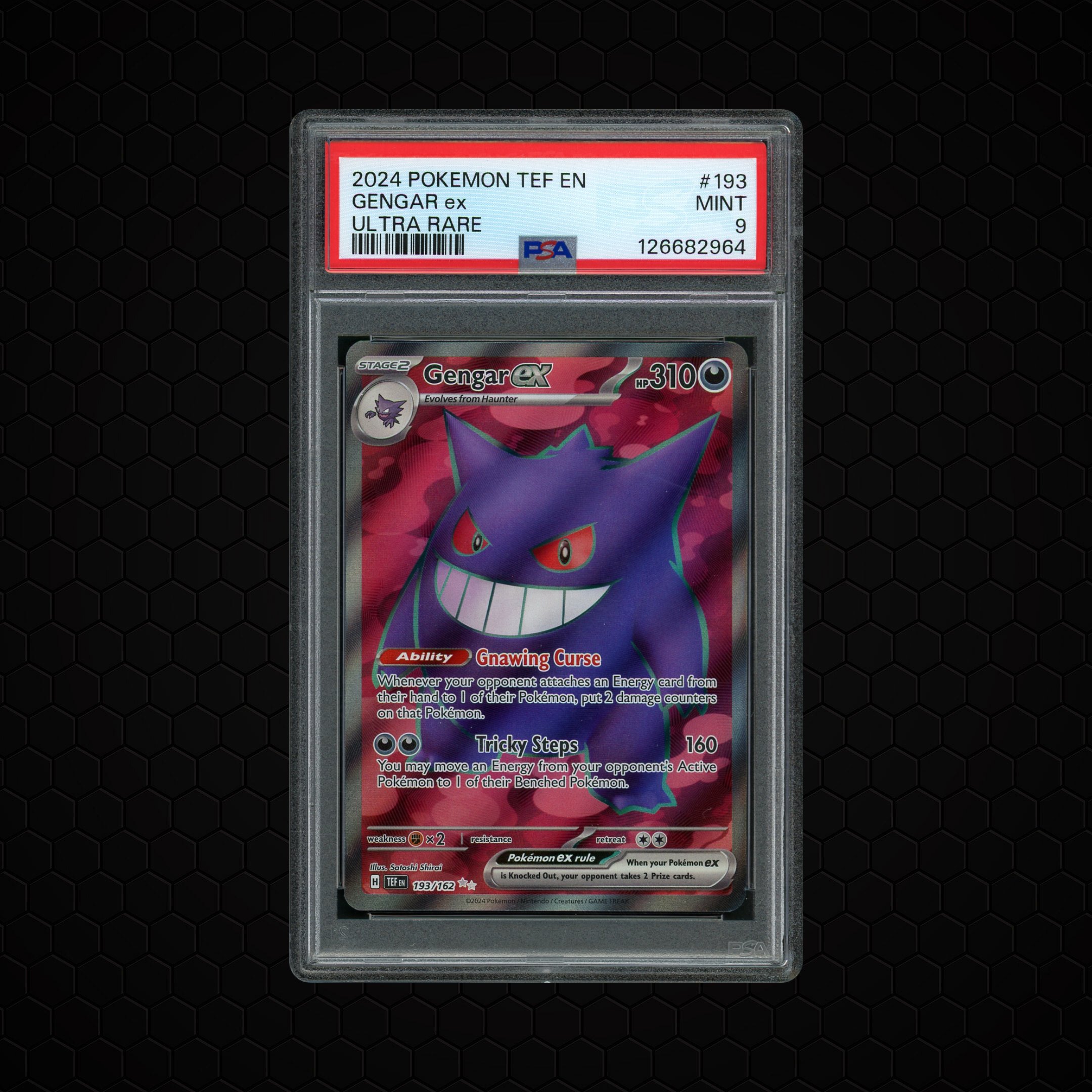 2024 Temporal Forces Gengar EX #193 PSA 9