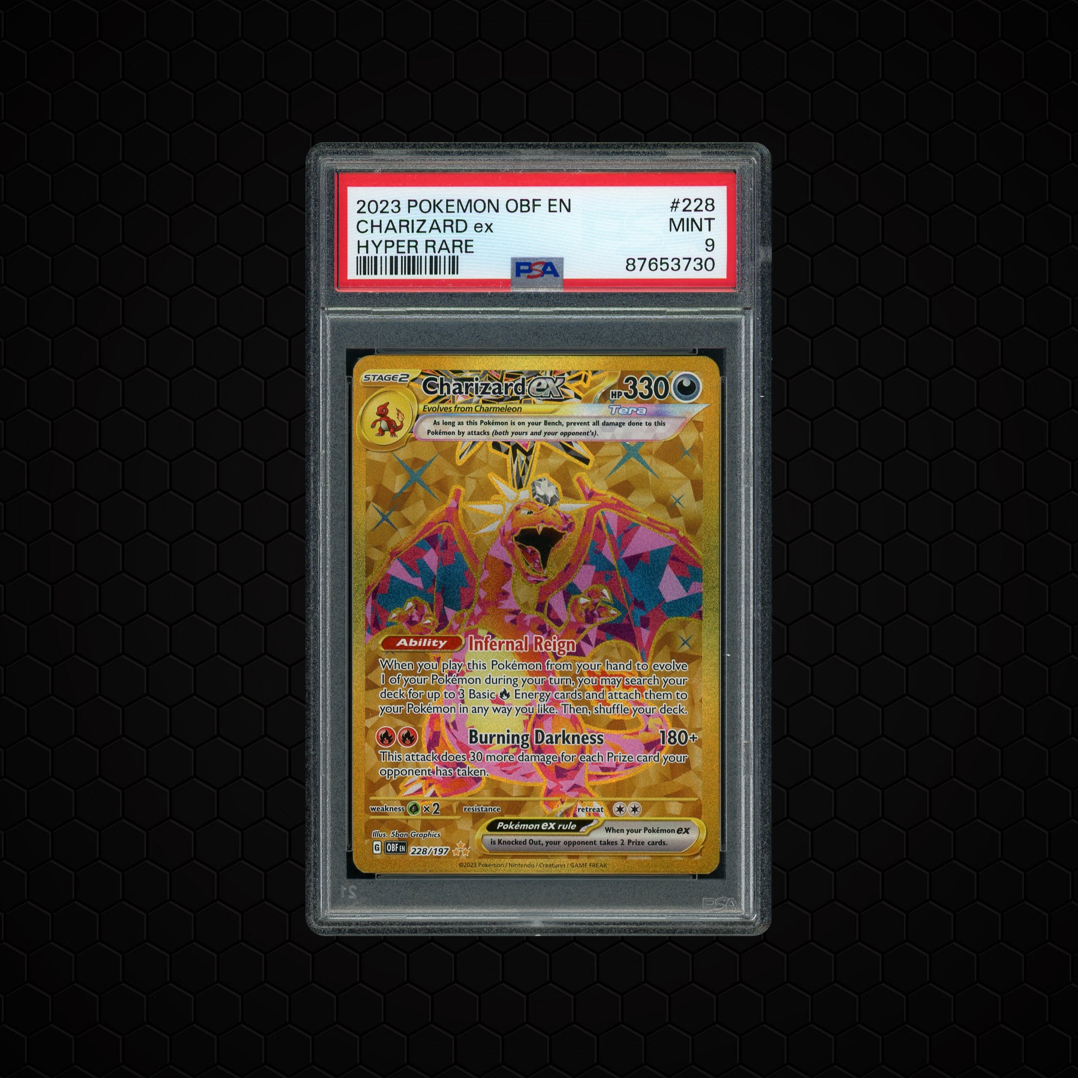 2023 Obsidian Flames Charizard EX #228 PSA 9