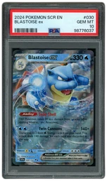 2024 Stellar Crown Blastoise EX #30 PSA 10 on Beezie.