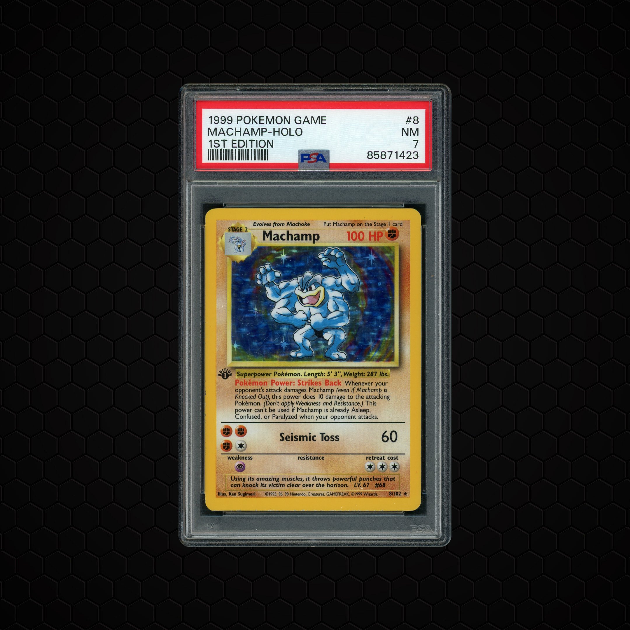1999 Game Machamp #8 PSA 7