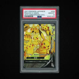 2021 Japanese 25th Anniversary Collection Pikachu V-Union Bottom Right #28 PSA 10 on Beezie.