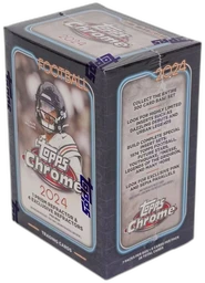 2024 Topps Chrome Football Blaster Box on Beezie.