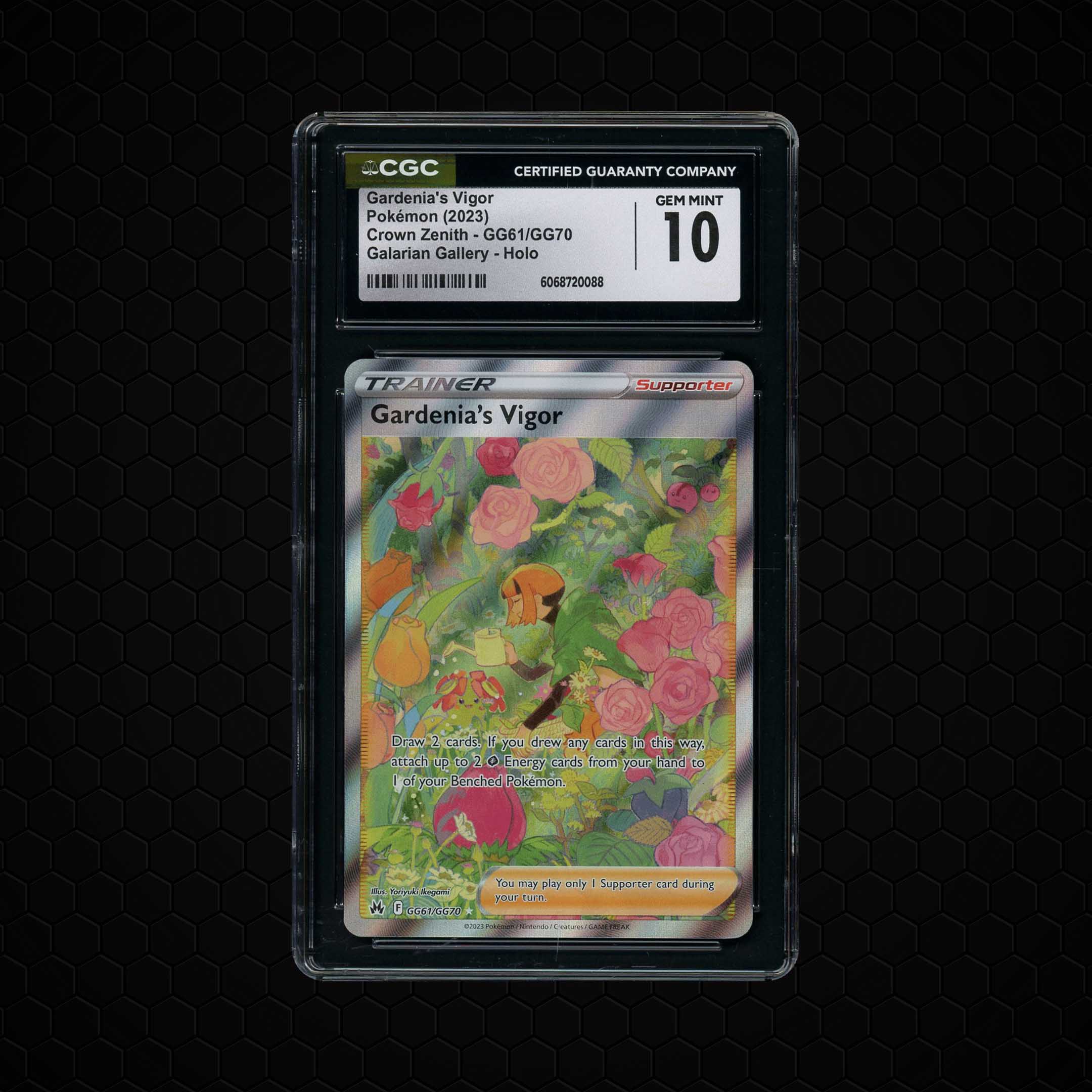 2023 Crown Zenith Gardenia's Vigor #GG61 CGC 10