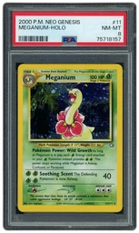 2000 Neo Genesis Meganium #11 PSA 8 on Beezie.