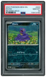 2023 Pokemon 151 Ekans #23 PSA 10 on Beezie.