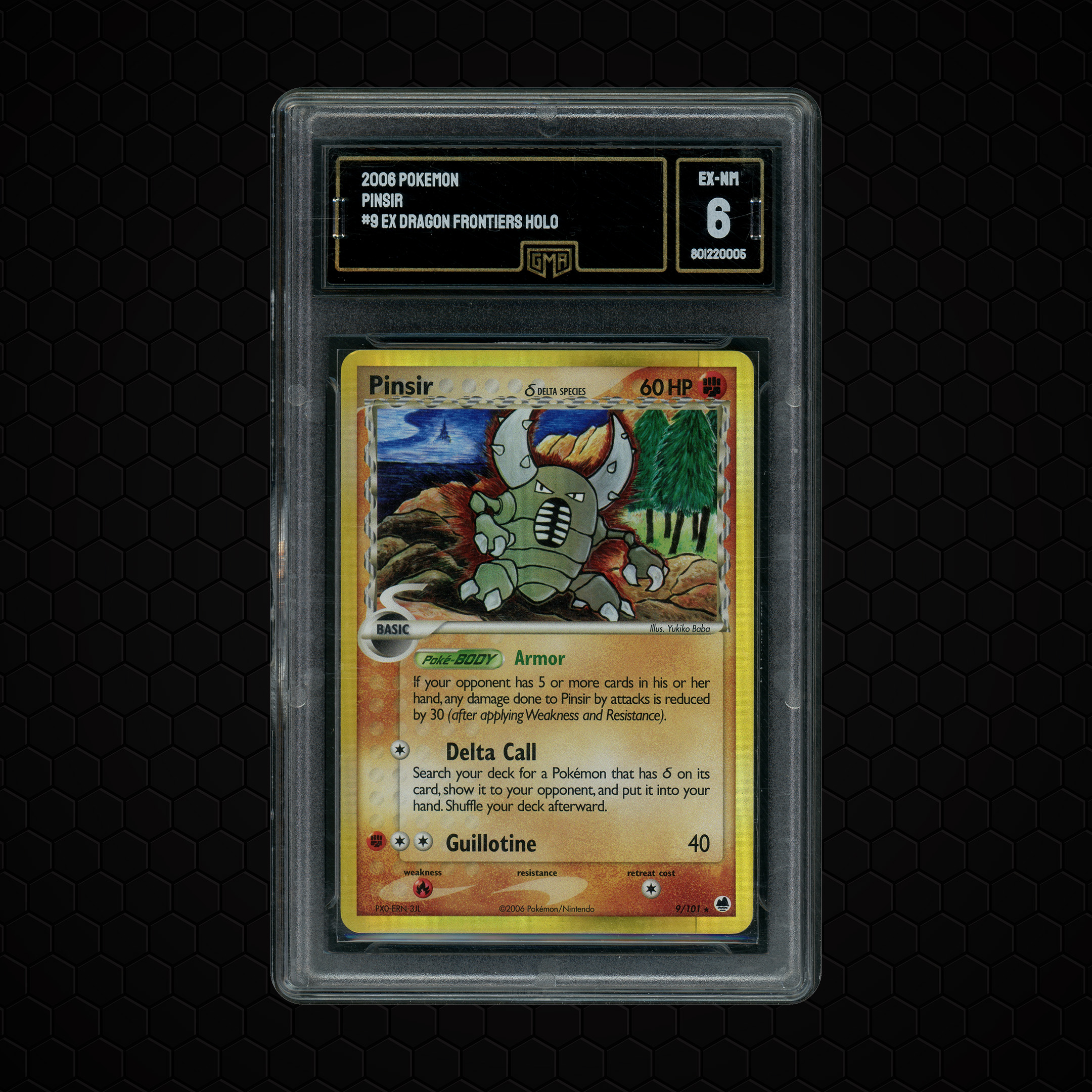 2006 EX Dragon Frontiers Pinsir #9 GMA 6