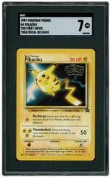 1999 Pokémon the First Movie Pikachu #4 SGC 7 on Beezie.