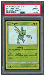2019 Hidden Fates Scyther #SV1 PSA 10 on Beezie.