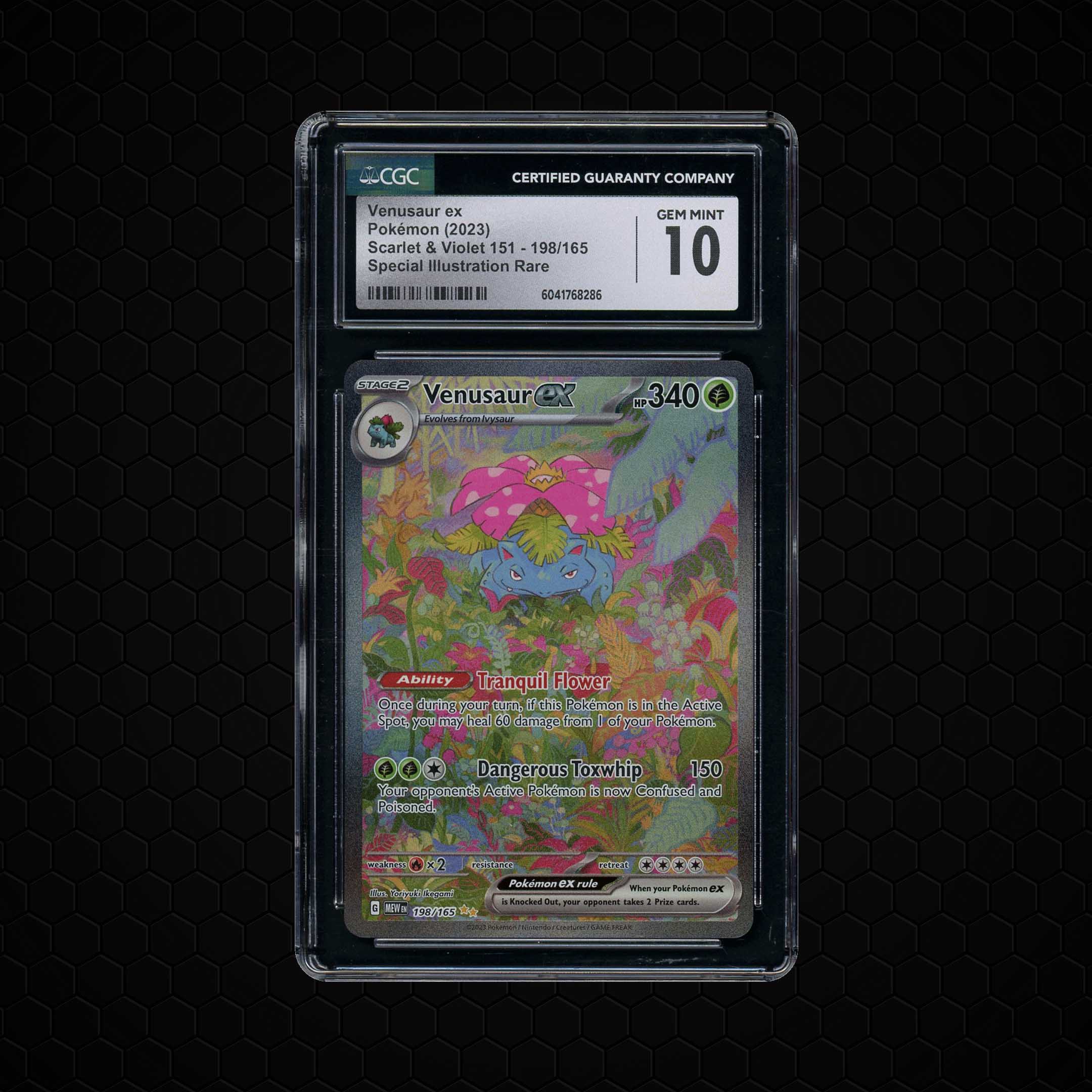 2023 Pokemon 151 Venusaur ex #198 CGC 10