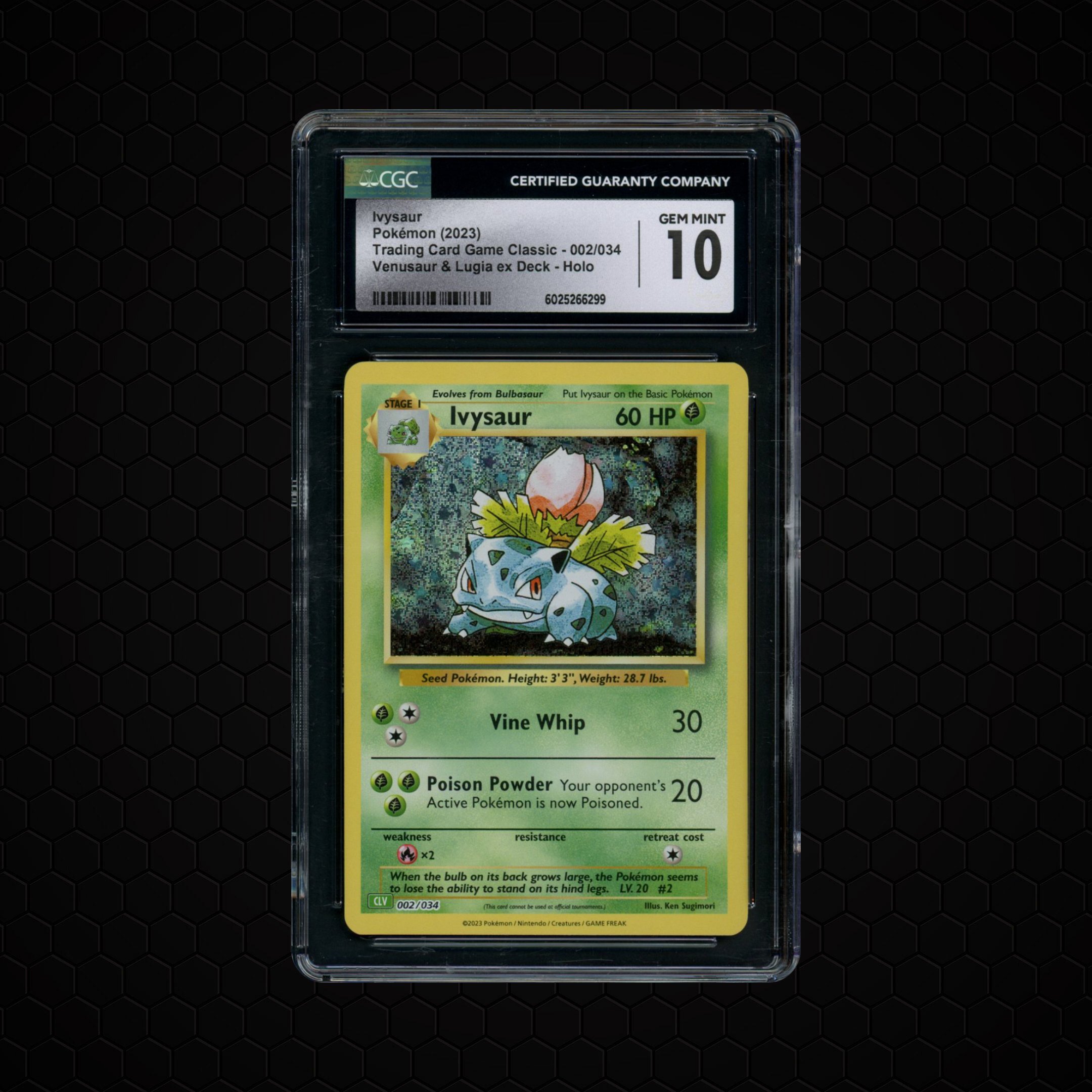2023 Classic Ivysaur #2 CGC 10