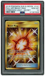 2018 Forbidden Light Beast Ring #141 PSA 10 on Beezie.
