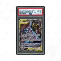 2019 Black Star Promo Garchomp & Giratina GX #SM193 PSA 10
