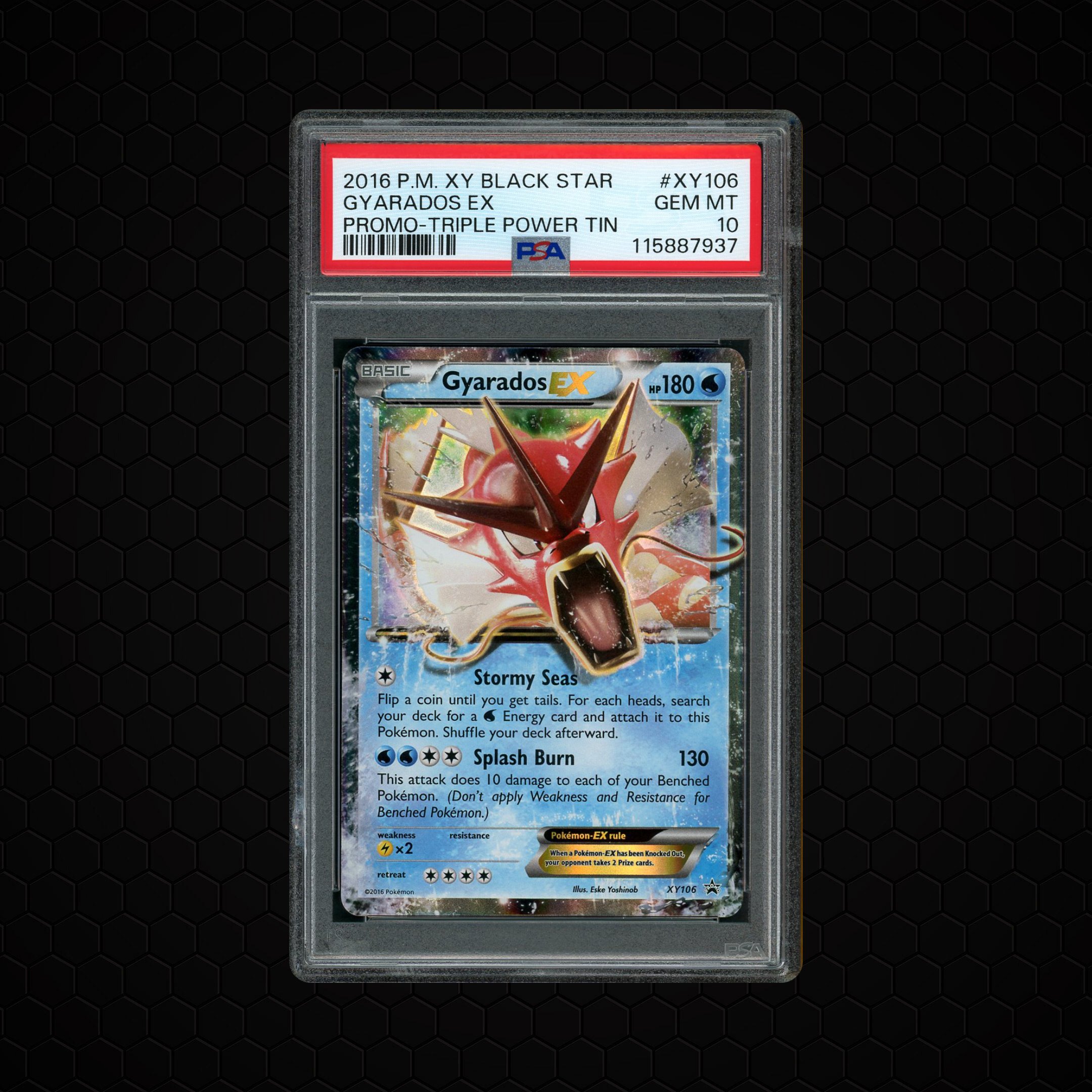 2016 Black Star Promo Gyarados EX #XY106 PSA 10