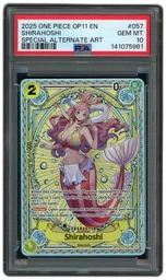 2025 A Fist of Divine Speed Shirahoshi #EB01-057 PSA 10 on Beezie.