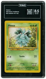 2002 Neo Destiny Pineco #77 TAG 8.5 on Beezie.
