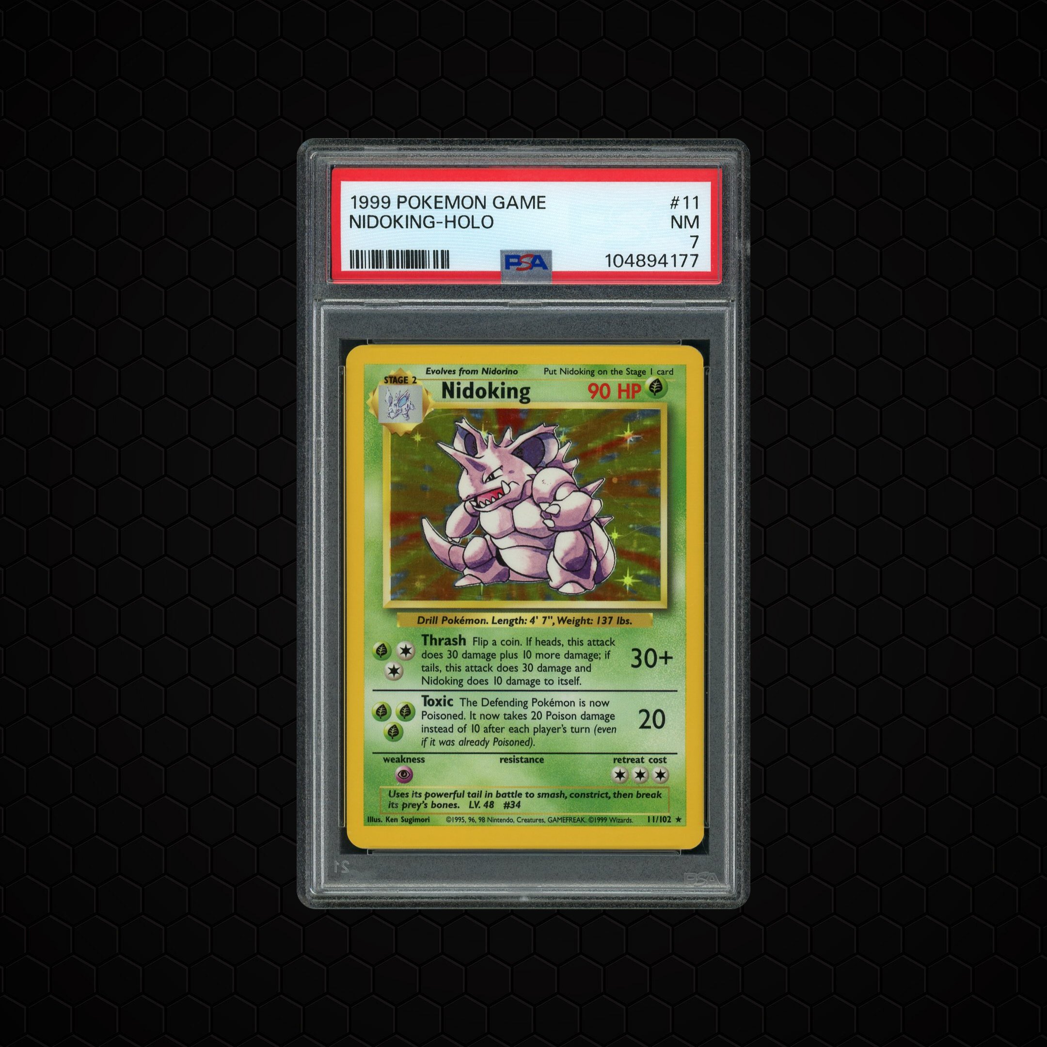 1999 Game Nidoking #11 PSA 7