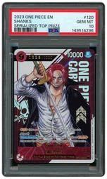 2023 Serialized Top Prize Shanks #OP01-120 PSA 10 on Beezie.