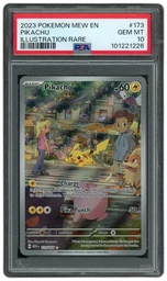 2023 Pokemon 151 Pikachu #173 PSA 10 on Beezie.