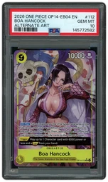 2026 The Azure Sea's Seven Boa Hancock #OP14-112 PSA 10 on Beezie.