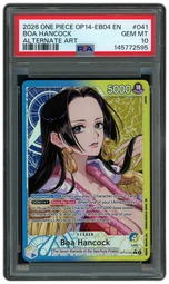 2026 The Azure Sea's Seven Boa Hancock #OP14-041 PSA 10 on Beezie.