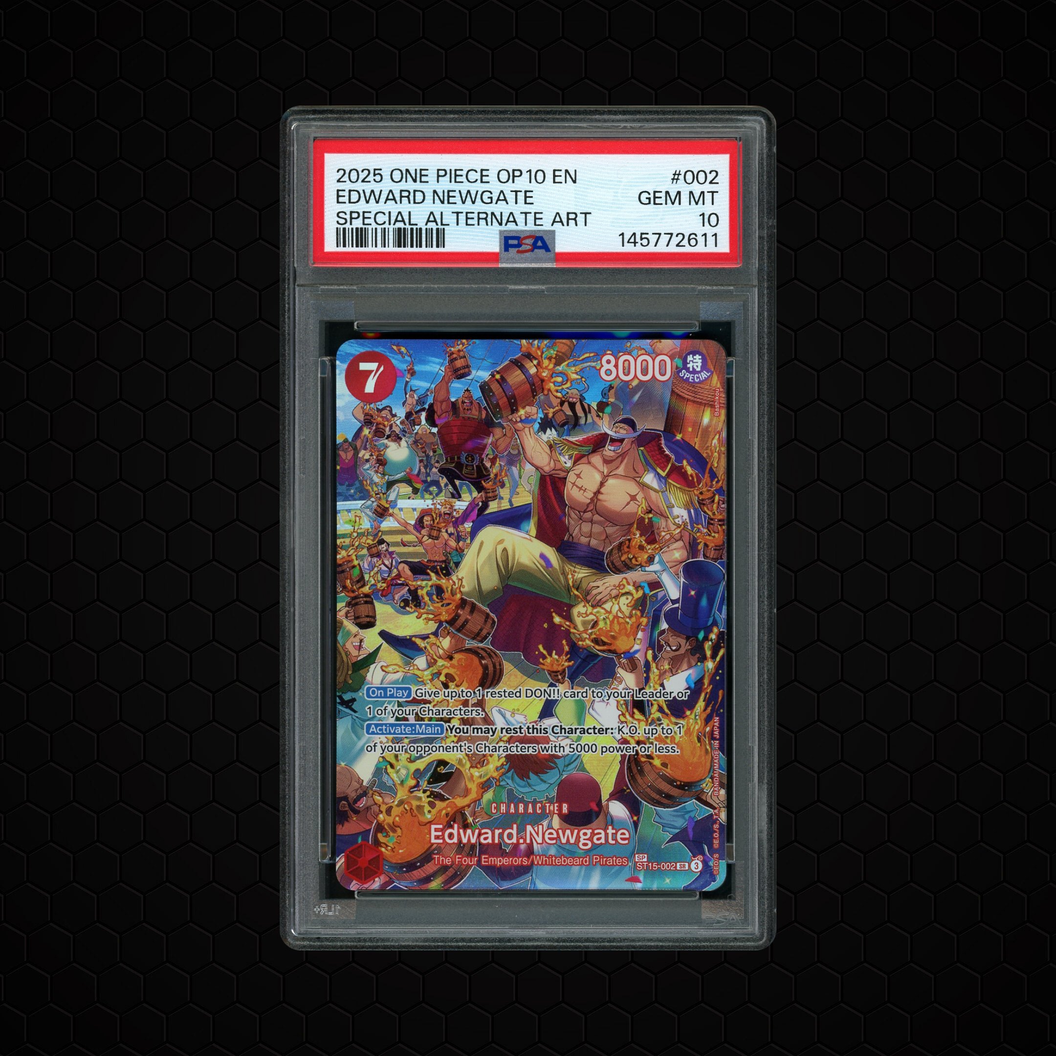2025 Royal Blood Edward Newgate #ST15-002 PSA 10