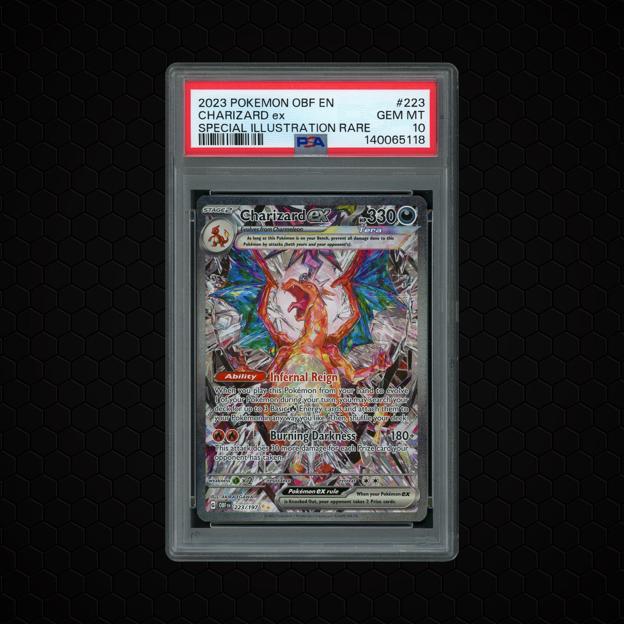 2023 Obsidian Flames Charizard EX #223 PSA 10