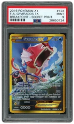 2016 XY Breakpoint Gyarados EX #123 PSA 9 on Beezie.