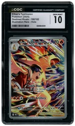 2025 Destined Rivals Ethan's Typhlosion #190 CGC 10 on Beezie.