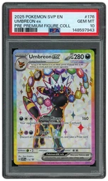 2025 Terastal Festival EX Umbreon EX #176 PSA 10 on Beezie.