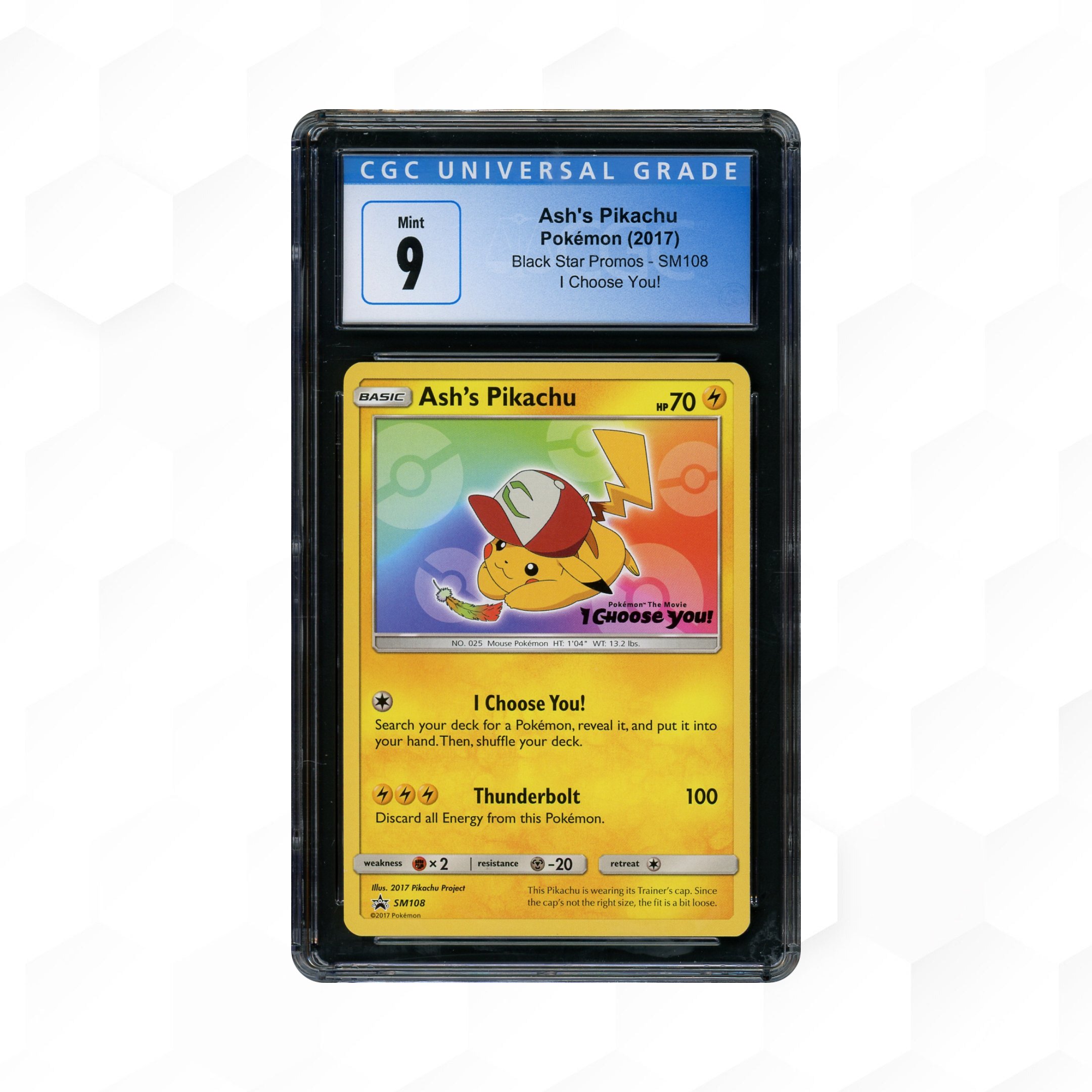 2017 Japanese Promo Ash's Pikachu #73 PSA 10 - 5497