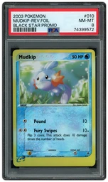 2003 Black Star Promo Mudkip #10 PSA 8 on Beezie.